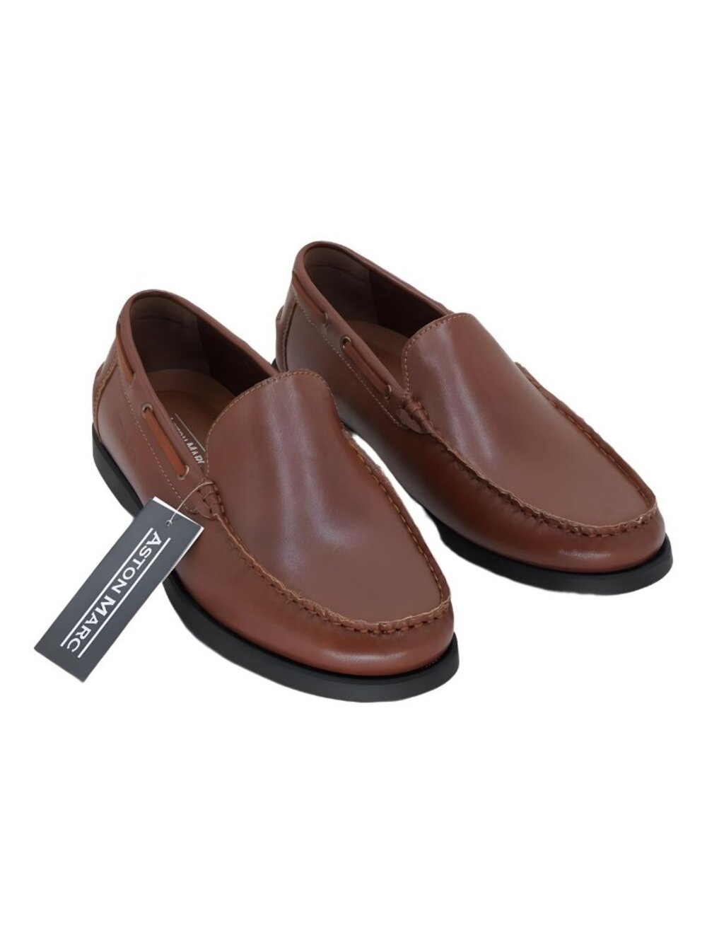 Aston Marc Men's Abrams Comfort Loafers Tan Brown Sz US 8.5 EU 42